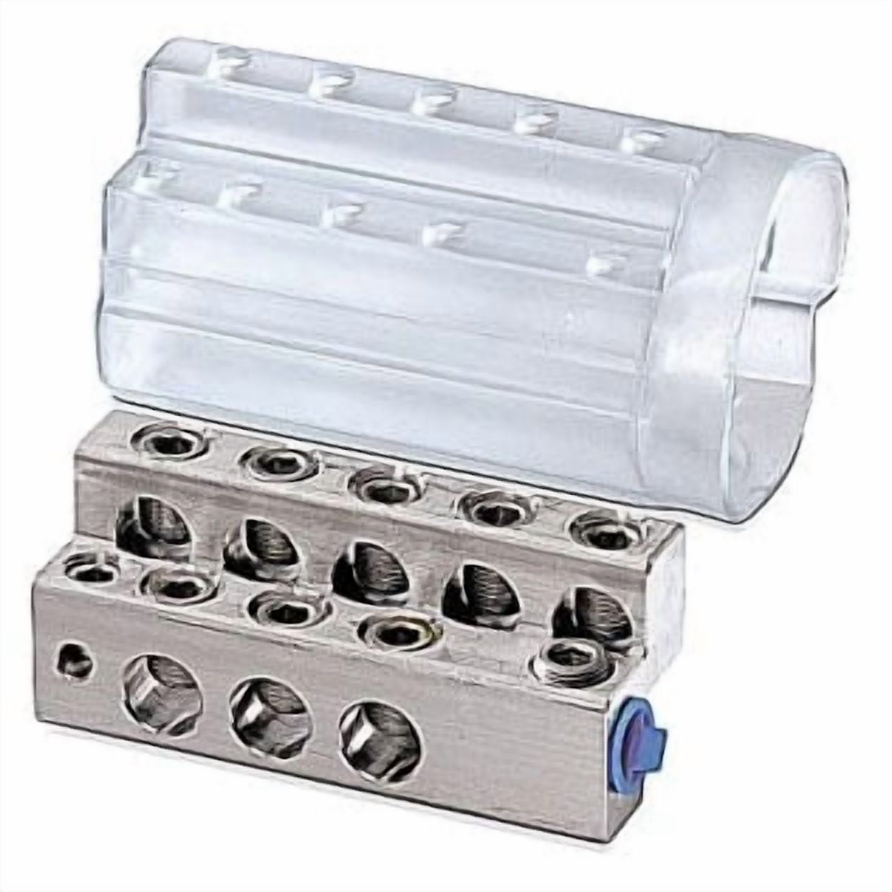 Blackburn ZVW 2043-58 SLC, Transformer Connector, W/Cvr 6Pos 350 Oi, 1 PC