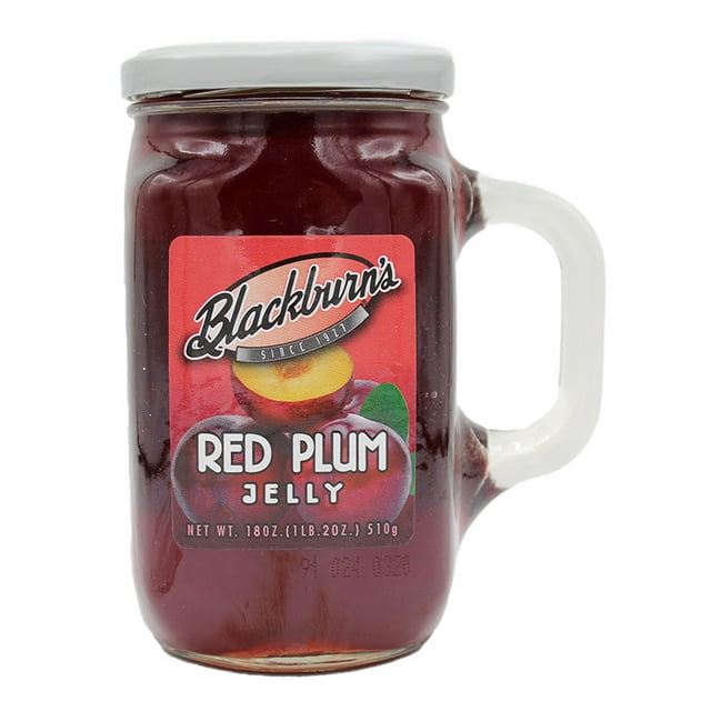 Blackburn's Red Plum Jelly Jar Spread, 18 oz Jar