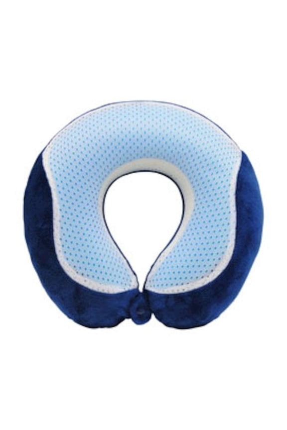 BlackCanyon Gear Gel Neck Pillow BCO6878GEL Cooling Gel Travel Pillow for Airplane Memory Foam Cool Neck Support and Relief - Assorted