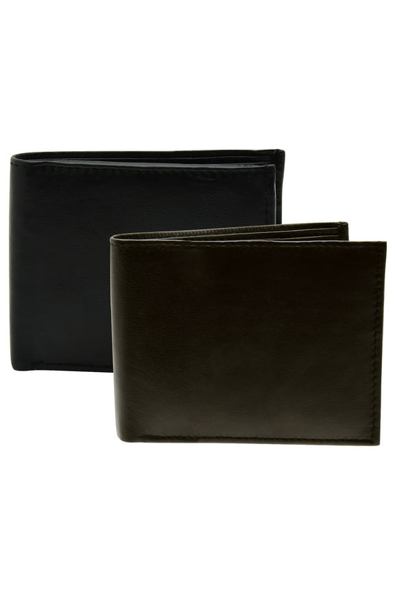 Bco Rfid Bifold Wallet/ Top Flap/ Bk/Br