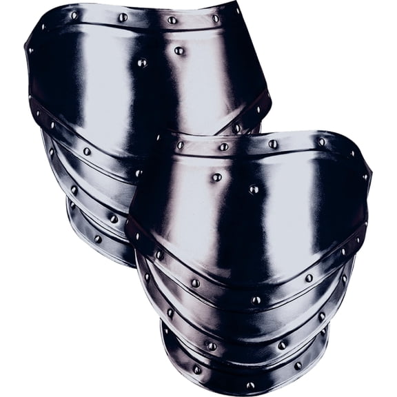 Blackened Georg Spaulders Gothic Pauldrons Historical Reenactment