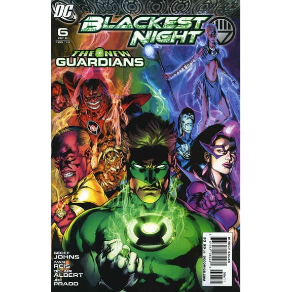 Blackest Night #6 VF ; DC Comic Book