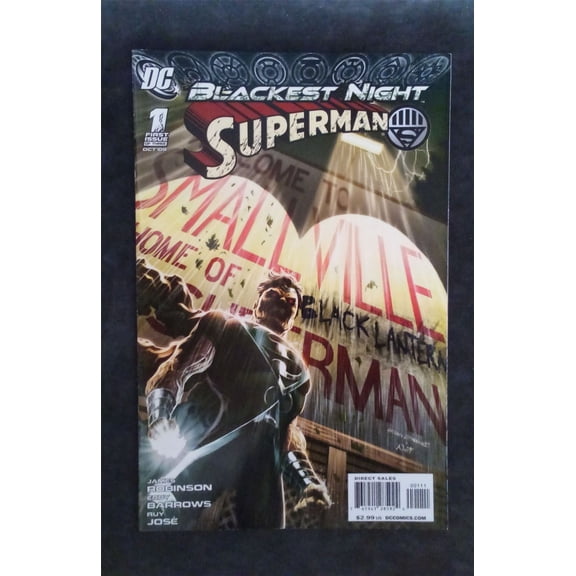 Pre-Owned Blackest Night: Superman #1 2009 DC Comics Comic Book