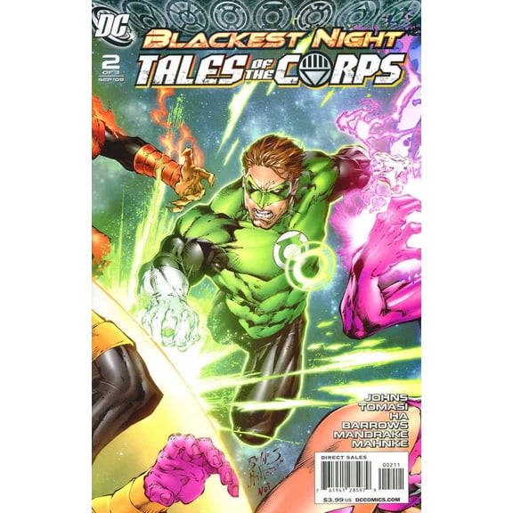 Blackest Night: Tales of the Corps #2 VF ; DC Comic Book