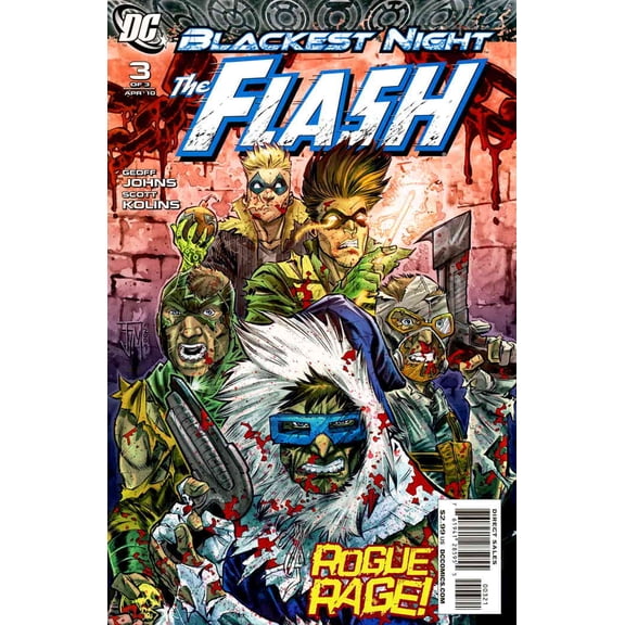 Blackest Night: The Flash #3A VF ; DC Comic Book
