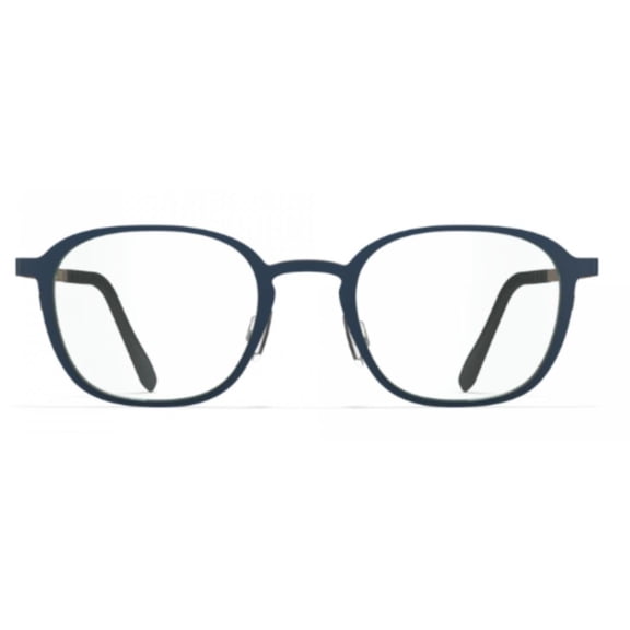 Blackfin Men's Bf1053 Lofoten Modern Rectangular Blue Eyeglasses With Titanium Frame Blue