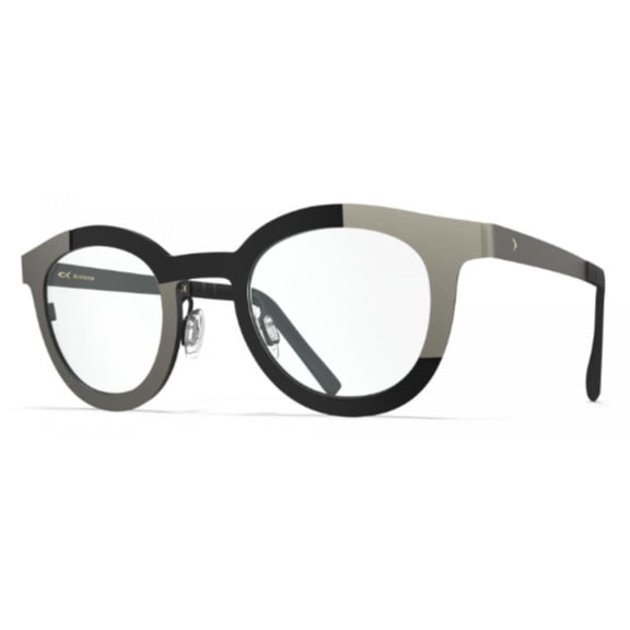 Blackfin Men's Bf1055 Palau Modern Round Frame Eyeglasses With Two-Tone Design Grey