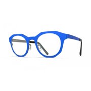 Blackfin Men's Bf1079 Fire Geometric Blue Frame Sunglasses With Adjustable Nose Pads Blue