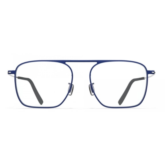 Blackfin Men's Bf1091 Palisades Rectangular Beta-Titanium Eyewear With Adjustable Nose Pads Blue