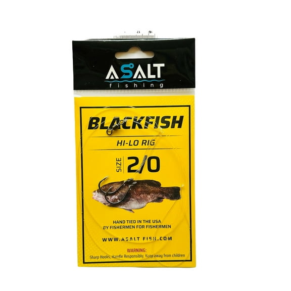 Asalt Fishing Hi-Lo Blackfish (Tautog) Rigs Size 2/0