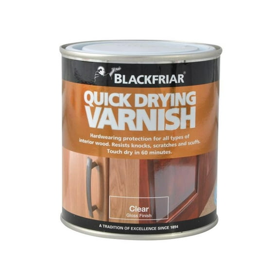 Blackfriar - Quick Drying Duratough Interior Varnish Clear Gloss 500ml
