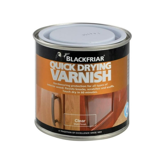 Blackfriar - Quick Drying Duratough Interior Varnish Clear Matt 500ml