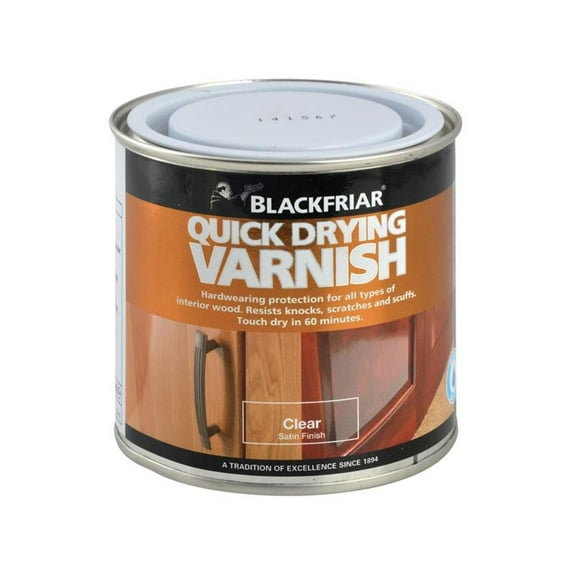 Blackfriar - Quick Drying Duratough Interior Varnish Clear Satin 500ml