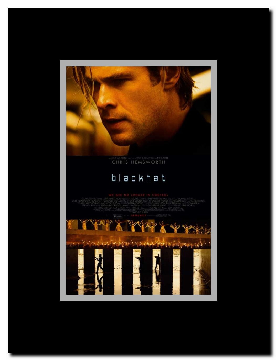Blackhat Framed Movie Poster