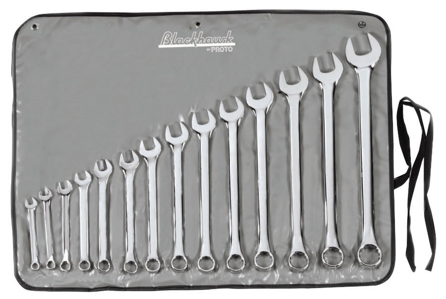 Blackhawk 14 Piece Combination Wrench Sets, 12 Points, Inch, Full