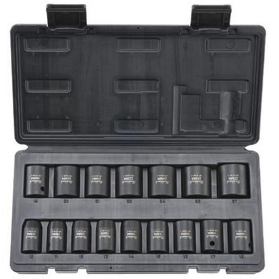 Blackhawk 578-UW-616MS 16Pc Skt Imp .5Dr Mm Std