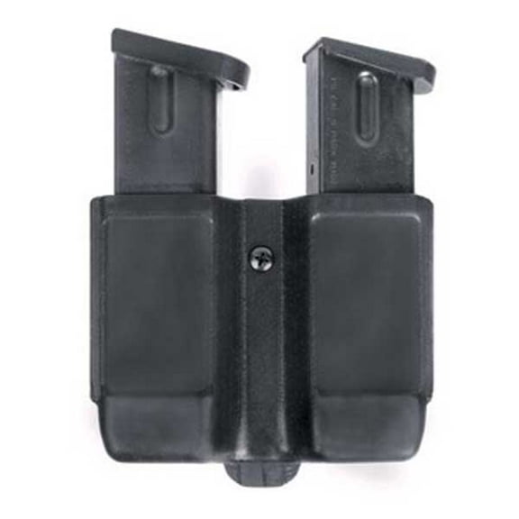 Blackhawk Double Stack Magazine Case, Injection Molded, Black, Fits 9mm/.40cal/.45cal/10mm/.357