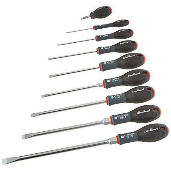 Blackhawk ST-9S Slotted Screwdriver Set, 9PC