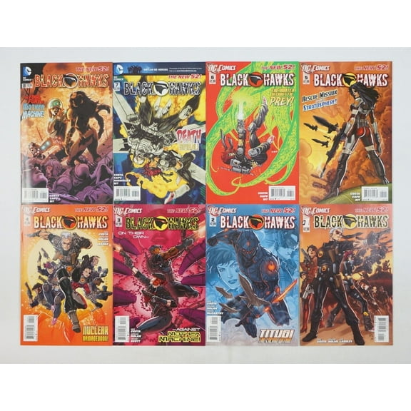 Blackhawks #1-8 VF/NM complete series New 52 ; DC