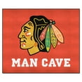 thumbnail image 1 of Blackhawks Economy 5 Foot x 6 Foot Man Cave Mat, 1 of 2