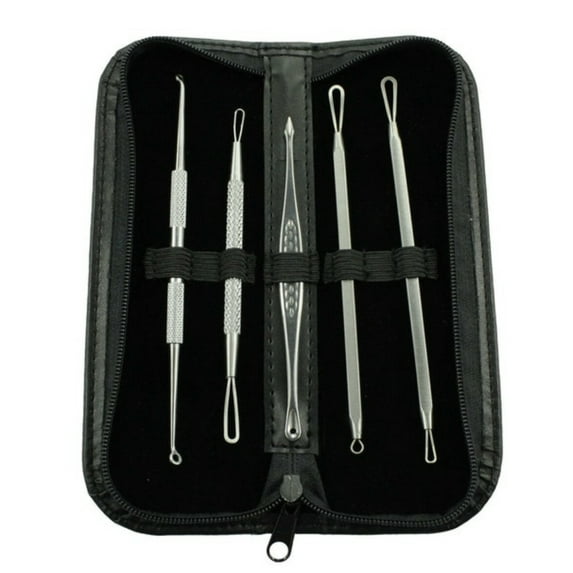 Blackhead Pimple Blemish Extractor Kit W Case