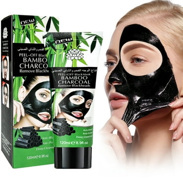 Blackhead Remover Mask, Activated Charcoal Peel-off Mask, Facial Mask Purifying and Deep Cleansing for All Skin Types, 120ML/8.9 OZ