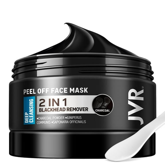 Blackhead Remover Mask, Purifying Peel Off Mask for All Skin Types, Charcoal Face Mask for Deep Cleansing Blackheads 4.23 OZ
