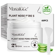 Blackhead Remover Pore Strips, Stubborn Blackheads Nose Strips, 1.05Oz+60 Pcs