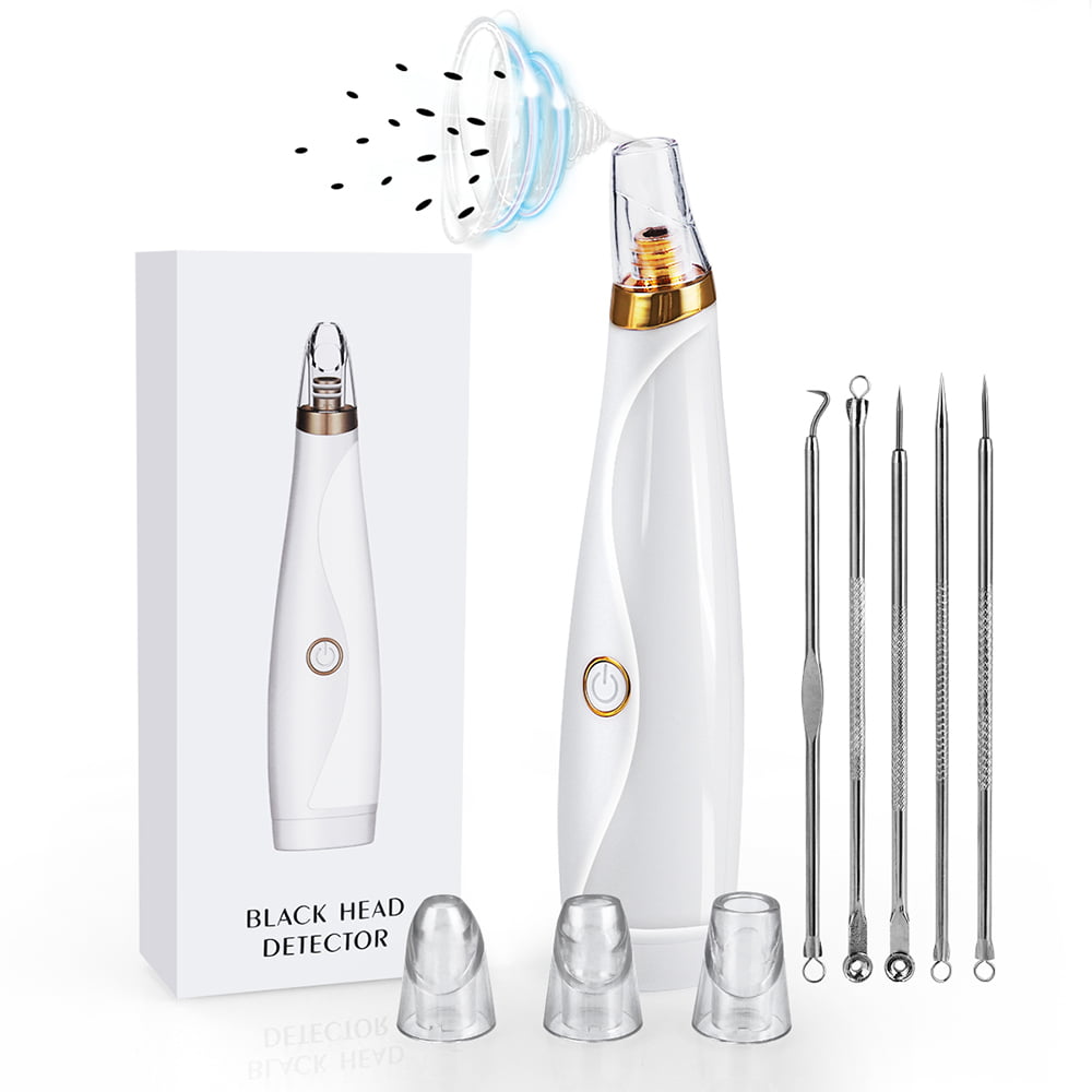 Blackhead Remover Pore Vacuum Pimple Extractor with Curved Acne Removal Kit - image 1 of 4