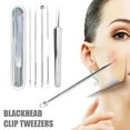 thumbnail image 1 of Blackhead Remover Tool Kit - Pimple Popper Comedone Extractor Set with Case, 1 of 7
