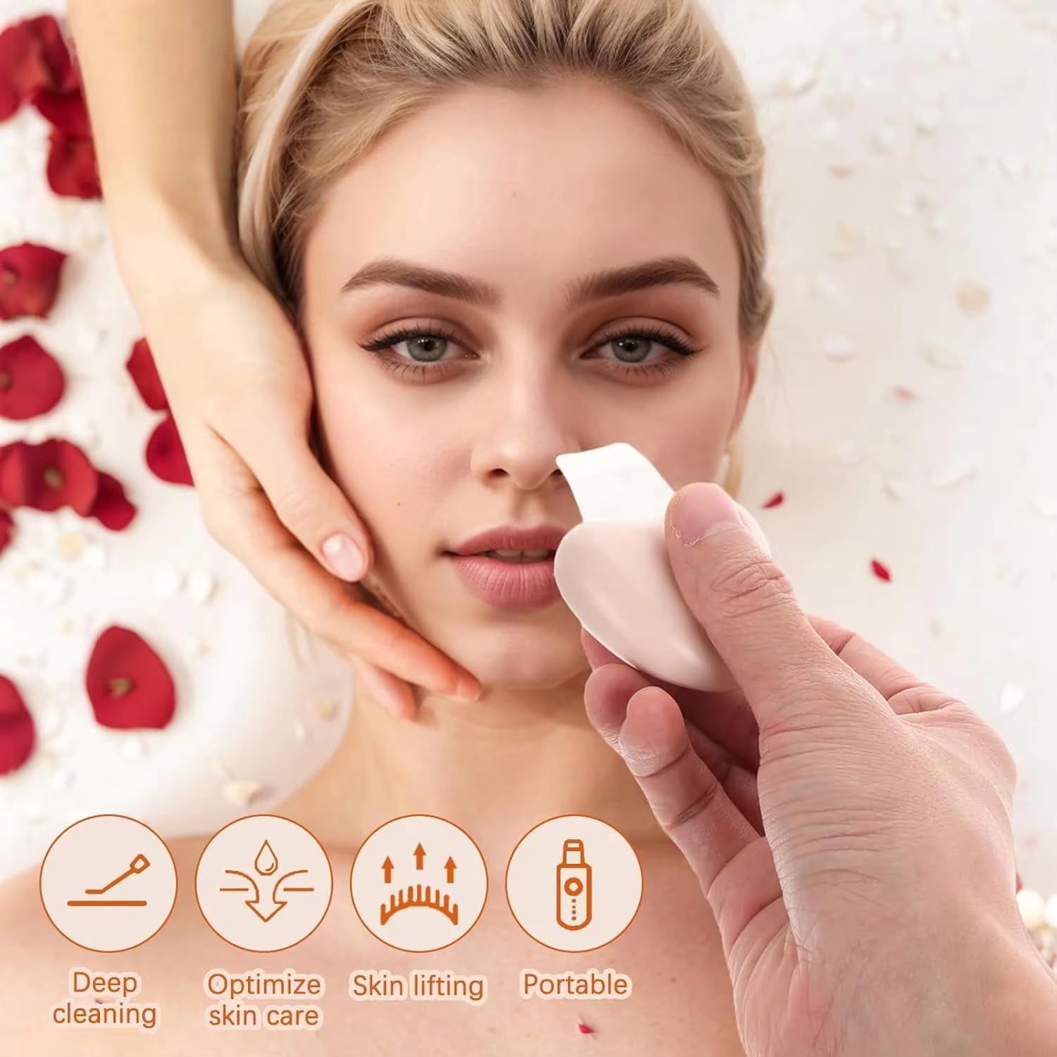 Blackhead Remover Tools,Silicone Face Scraper for Deep Cleansing,Skin ...
