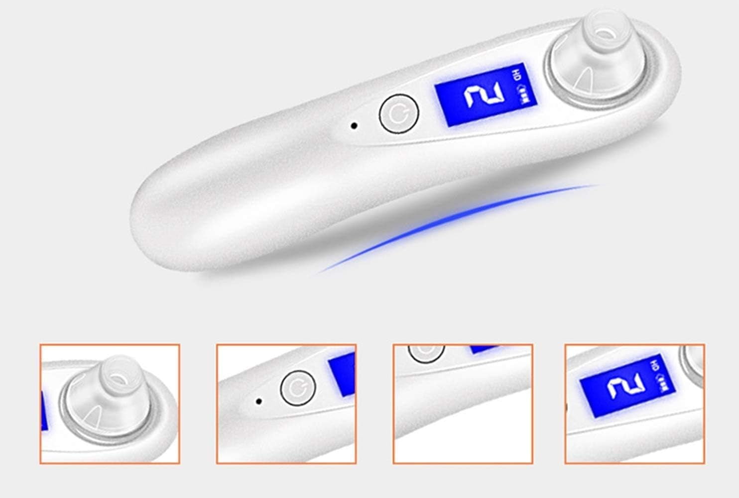 Blackhead Remover Vacuum - Electric Blackhead & Blemish Removers Pore Vacuum Suction Device Cleaner Extractor Tool Beauty Comedo Removal for Men&Women