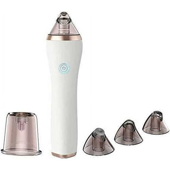 Blackhead Remover Vacuum Pore Cleaner - Electric Blackhead Suction Devices USB Rechargeable, with 4 Adjustable Suction Intensities and 4 Replacement ProbesSafe, effective, painless, portable and
