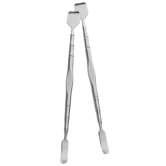 Blackhead Shovel 2 Pcs Stainless Steel Scraper Tools Grooming Pore Extractor Face Cleaning