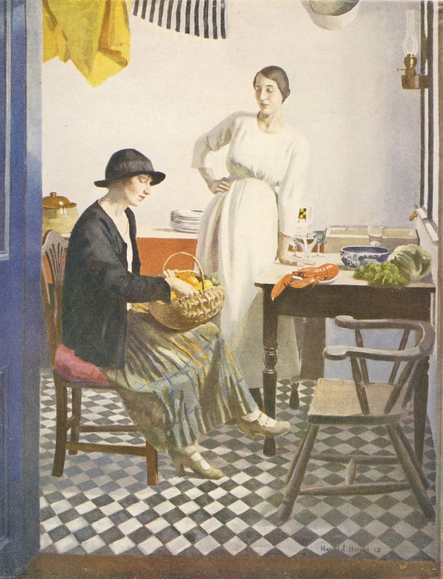 Blackies Girls Annual 1936 Canvas Art - Harold Harvey (18 x 24)