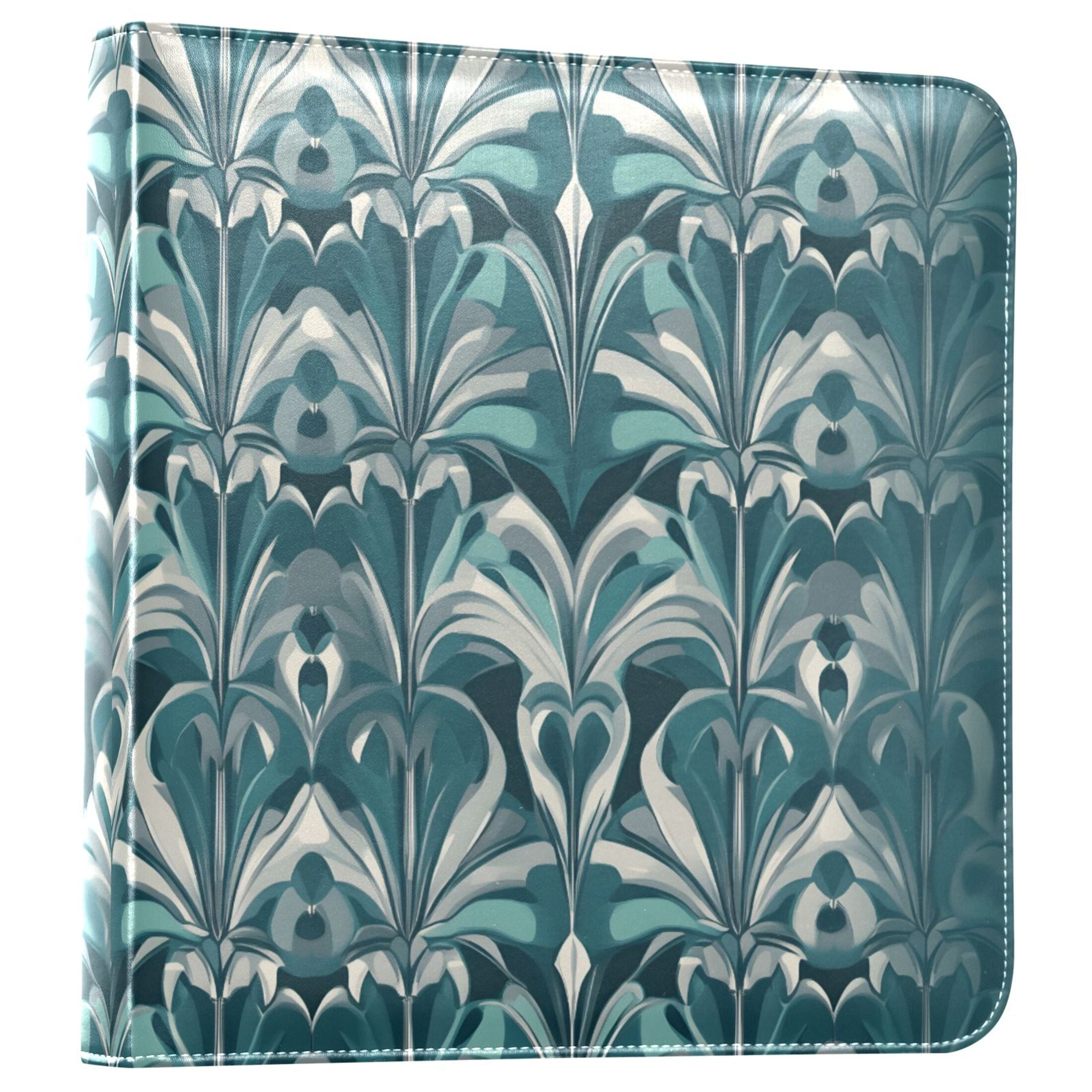 Blackish Green Ripple Art Large Photo Album Self Adhesive 20 Blank ...