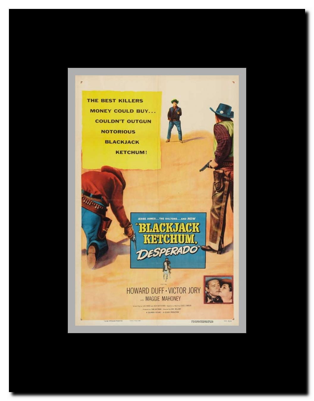 Blackjack Ketchum Desperado Framed Movie Poster
