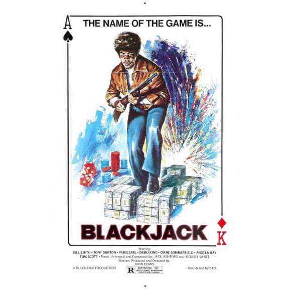 Blackjack Movie Poster 24x36 Art Poster 24x36 Unframed, Age: Adults, Rectangle Poster Time