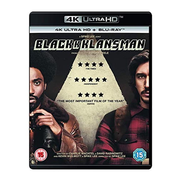 BlackkKlansman (4K Ultra HD) Ryan Eggold Corey Hawkins Robert John Burke Jasper Pkknen