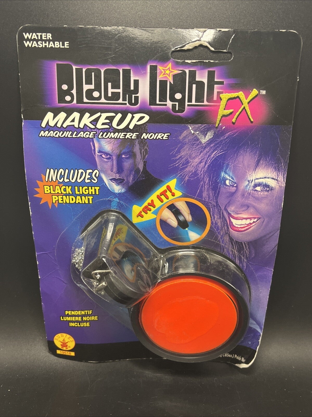 Blacklight Makeup Orange Glow