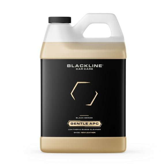 Blackline Car Care - Gentle APC - Streak free total Interior Cleaner and Protectant, Safe for Cars, Motorcycles & More. Leather upholstery cleaner - Interior car fabric cleaner (64 Fl Oz)