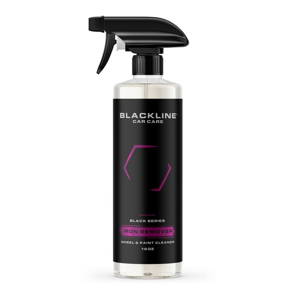 Blackline Car Care - Iron Remover wheel cleaner and rust remover for wheels, paint and glass - Prep your paint and wheels with Iron-Remover