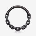 thumbnail image 1 of Blackline Classic Chain Link Clicker Hoop Ring, 1 of 4