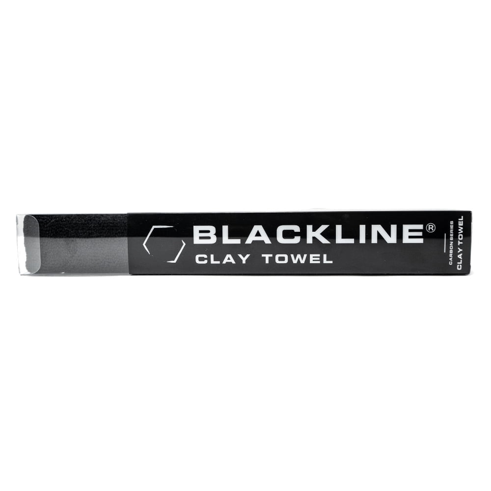 Blackline Clay Towel - Auto Detailing Clay Towel - Decontaminate Paint and Glass for Smoth Washing - 12" x 12"