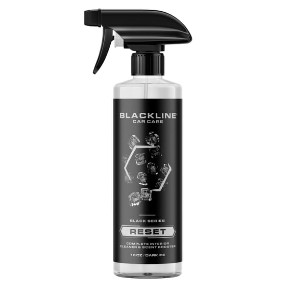 Blackline Luxury Scented Interior Cleaner Reset Deep Cleans & Deodorizes All Surfaces, pH-Neutral High-Foam Formula, Long-Lasting Premium Fragrance for Cars