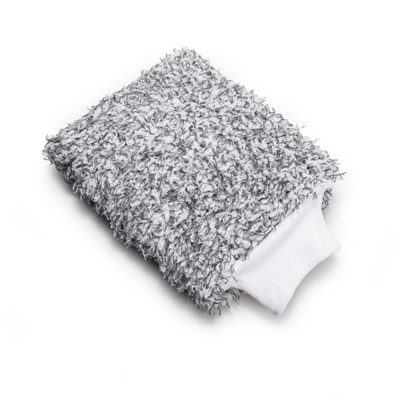 Blackline Microfiber Car Wash Mitt -Premium Scratch Free Microfiber Wash Mitt For Car Cleaning| 70%/30% Microfiber Blend, 9"x11"