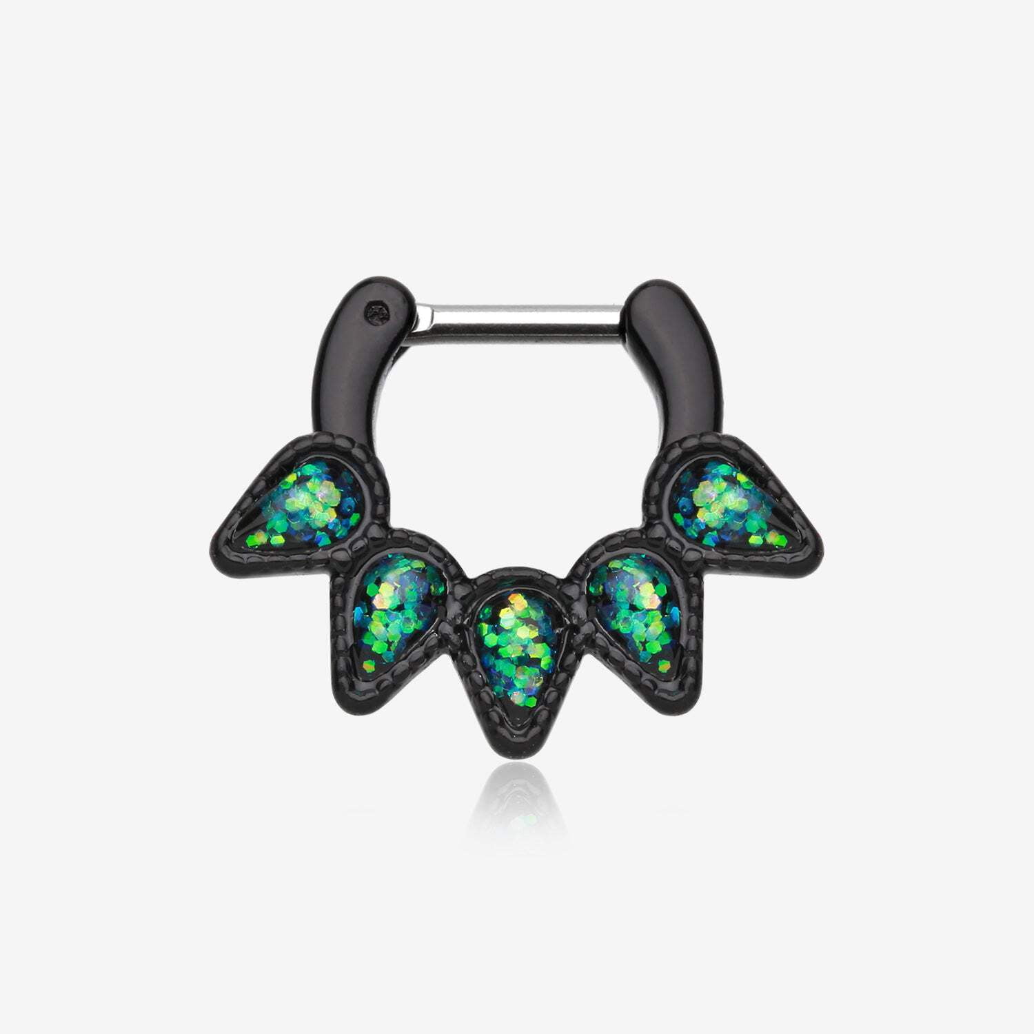 Blackline Opal Quinary Spear Septum Clicker - Walmart.com