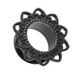 thumbnail image 1 of Blackline Verdant Filigree Single Flared Ear Gauge Tunnel Plug Earrings, 1 of 1