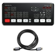 Blackmagic Design ATEM Mini Pro HDMI Live Stream Switcher, Bundle with Gold Series 6 HDMI 2.0 Cable with Ethernet