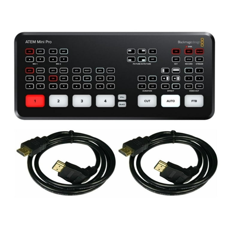 Blackmagic Design ATEM Mini Pro HDMI Live Stream Video Mixer with